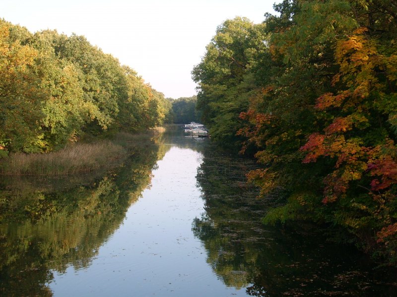Herbst am Ihlekanal zwischen Niegripp und Burg 