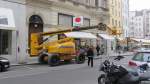 Hebeb�hne Prangl in Wien am 5.4.2012.