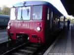 172 171-1 + 172 132-3 mit dem Ersten zug des Tages mit ziel Bergen auf R�gen im Bahnhof Putbus am 13.5.13 
