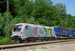 Einfahrt des Front Runner in A�ling. 1116 130-6, aufgenommen am 18.06.13.