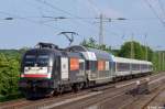 182 536-3 mit dem HKX 1805 von K�ln nach Hamburg am 11.06.2013 in D�sseldorf-Eller S�d.

