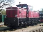 Schmalspurdiesellok V51 901 in der Einsatzstelle Putbus.  ...