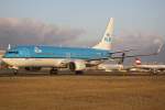 KLM B737 in Paris CDG am 30.01.10 