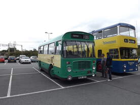 MUA 45P is a 1976 Bristol LHS6L, fitted with Eastern Coachworks (ECW) B27F bodywork, new to West Yorkshire PTE as their fleet number 45.