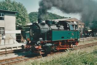 Herspetalbahn D-5 bietet am 17 Juli 1999 Lokfahrten an ins DGEG-Museum in BOchum-Dahlhausen.