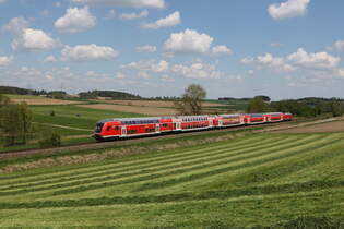 RB 40 geschoben von 245 009 auf dem Weg nach Mnchen.