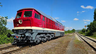 EBS 142 001-7 am 10.05.2024 in Karsdorf.