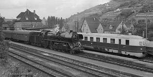 Bei der Abschiedsfahrt der Baureihe 41 aus der RBD Erfurt mit der DR 41 1263 am 30.09.1978 und einem Sonderzug von Erfurt ber Reinsdorf, die Unstrutbahn  und zurck nach Erfurt, gab es im