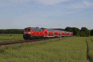 218 409 aus Regensburg kommend am 14.