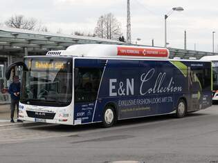 MAN Lion's City CNG der Stadtwerke Greifswald in Greifswald.