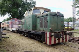 T334.0870 steht am 25 Juni 2022 ins Bw Bratislava-Vychod whrend RENDEZ 2022.