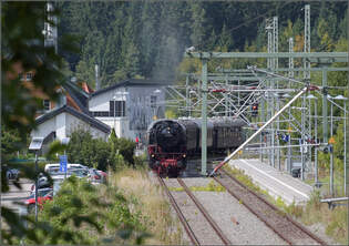 Dampf im Hochschwarzwald.