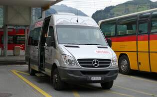 (280'083) - Furgertaxi, Disentis - GR 50'297 - Mercedes am 8.