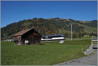Der MOB PE 30 2214  Golden Pass Belle Epoque kam schneller als gedacht, so dass ich mich gezwungenermassen spontan fr dies Bildgestaltung entschied.
