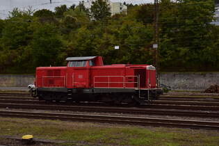 212 094-7  war beim umsetzen um ihren Schienendampfer in Neckarelz am 4.10.2025