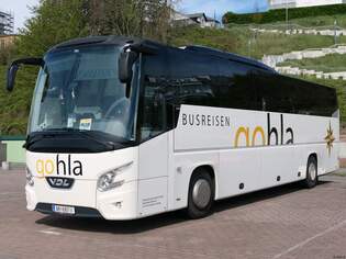 VDL Futura von Gohla aus sterreich im Stadthafen Sassnitz.