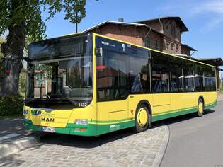 MAN Lion's City der Verkehrsgesellschaft Ludwigslust-Parchim mbH in Plau am See.