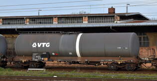 Kesselwagen vom Einsteller VTG mit der Nr.