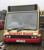 2005 Optare Solo B25F YJ55 YGM became the final Scarlet Band bus to leave the West Cornforth depot today, Wednesday 27th December 2023, some year and 2 months after they ceased operations!  After 2