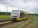 Burgenlandbahn 672 905 als RB von Naumburg (S) Ost nach Wangen (U), am 09.09.2010 bei der Einfahrt in Naumburg (S) Hbf.