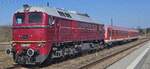 Am 21.03.2025 berfhrte die EBS V200 507 ab Naumburg (S) Hbf den DB 628 636 ber die Unstrutbahn nach Karsdorf.