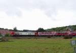 Am 06.10.2025 berfhrte die MEG 159 226 die E-Loks 111 119, 111 050, 111 046, 111 203, 111 161, 111 140, 111 034, 111 042, 111 113, 111 023, 111 184, 111 135, 111 047, 111 026, 111 021, 111