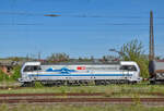 ABB Cargo International 193 111 mit einem Kesselwagenzug Richtung Bad Ksen, am 30.04.2025 in Naumburg (S) Hbf.