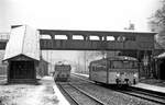 Am 20.02.1996 begeneten sich in im Bahnhof Deuben der KEG VT 2.17 als RB nach Zeitz und der KEG VT 2.16 als RB nach Naumburg (S) Hbf.