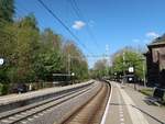 Gleis 1 und 2 Bahnhof Schin op Geul 26-04-2025.