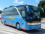 Setra 411 HD von Litzlbauer aus �sterreich im Stadthafen Sassnitz.