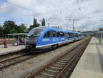 Auf Sonderfahrt von Sassnitz nach Berlin kam der 642 800,am 23.Juni 2025,auch in Bergen/Rgen vorbei.