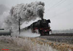 23 058 verlsst Retzbach-Zellingen mit dem Sonderzug Wrzburg Rundfahrt Runde 2.