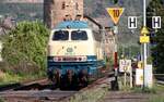 Nachschuss auf die RP 218 381-2 die am morgen des 13.08.2025 zgig durch Oberwesel dieselte.