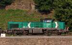 InfraServ Logistics Lok12 4125 011-1 (unterwegs mit leeren Flugbenzin Kesselwagen gen Koblenz).