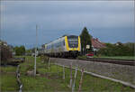 612 129 und 612 008 am knftigen Haltepunkt Warmbach.