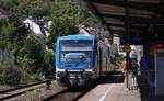 HunsrckBahn/VEN VT 351/0650 351-9 + VT352/0650 352-7 als RB37 nach Emmelshausen.
