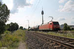 152 094-9 zieht mit einem gemischten Gterzug durch Nrnberg Hohe Marter.
