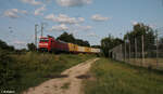 152 141-8 durchfhrt die Treuchtlinger Kurve in Nrnberg Hohe Marter mit einem Containerzug aus Nrnberg Hafen.