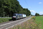 182 037 und 6193 400 auf dem Weg zum nchsten Einsatz.