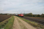 185 208-6 erreicht Treuchtlingen mit einem gemischten Gterzug i Richtung Sden.