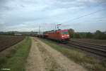 185 208-6 erreicht Treuchtlingen mit einem gemischten Gterzug i Richtung Sden.