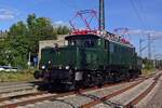 E94 088 des BEM Nrdlingen (in sterreichischer Ausfhrung mit zwei statt drei Kabinenfenstern) war am 13 September 2019 in Gppingen aktov mit Kabinenfahrten.