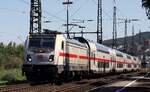 DB 147 586-2 REV/FKR X/06.06.23 mit nem IC nach Dresden Ausfahrt Bingen.