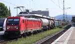 DB 187 168-0 REV/FKR X/13.11.18, Verl/NNR 9/27.10.25 mit Misch-Gterzug Koblenz Hbf.
