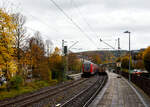 Am 16 Oktober 2025 gab es in Betzdorf/Sieg eine Weichenstrung, so hatte der gerade in den Bahnhof Kirchen/Sieg eingefahrene RE 9 - Rhein Sieg Express (RSX) Siegen - Kln – Aachen,