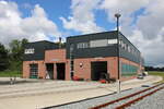 Wagenhallen der Rgenkleinbahn in Putbus.29.07.2025