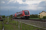 641 037 und 641 004 am knftigen Haltepunkt Warmbach.