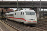 BR 401 079 als (ICE 1085 Hamburg-Altona -> Frankfurt(M)Hbf) bei der Ausfahrt HH-Harburg Richtung Lneburg.