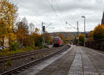 Am 16 Oktober 2025 gab es in Betzdorf/Sieg eine Weichenstrung, so hatte der gerade in den Bahnhof Kirchen/Sieg eingefahrene RE 9 - Rhein Sieg Express (RSX) Siegen - Kln – Aachen,