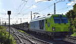 Regiobahn Bitterfeld Berlin GmbH, Bitterfeld-Wolfen [D]mit der geleasten Alpha Trains Vectron Dual Lok  248 038  [NVR-Nummer: 90 80 2248 038-2 D-RBB] und einem PKW-Transportzug (leer) Richtung